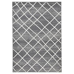 Tmavě šedý koberec Hanse Home Rhombe, 140 x 200 cm