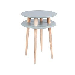Tmavě šedý konferenční stolek Ragaba UFO, Ø 45 cm