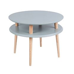 Tmavě šedý konferenční stolek Ragaba UFO, ⌀ 57 cm