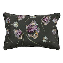 Tmavě šedý polštář BePureHome Vogue, 60 x 40 cm