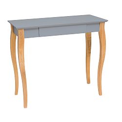Tmavě šedý psací stůl Ragaba Lillo, délka 85 cm