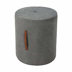 Tmavě šedý puf Kooko Home Motion, ø 40 cm