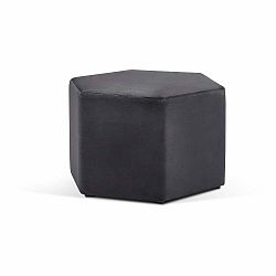 Tmavě šedý puf Milo Casa Marina, ⌀ 60 cm