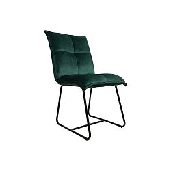 Tmavě zelená jídelní židle HMS collection Estelle