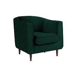 Tmavě zelené křeslo Kooko Home Glam
