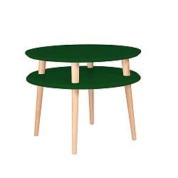 Tmavě zelený konferenční stolek Ragaba Ufo, ⌀ 57 cm