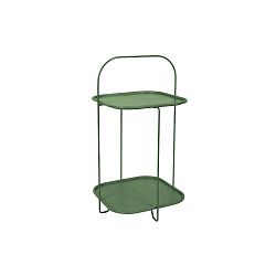 Tmavě zelený odkládací stolek Leitmotiv Trays