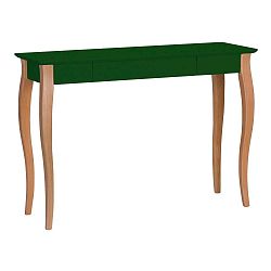 Tmavě zelený psací stůl Ragaba Lillo, délka 105 cm