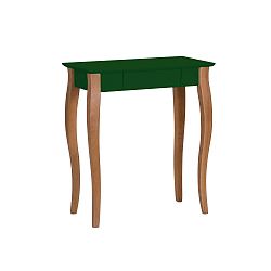 Tmavě zelený psací stůl Ragaba Lillo, šířka 65 cm