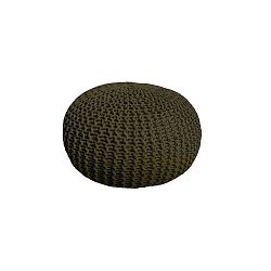 Tmavě zelený puf Dedalo, ⌀ 45 cm