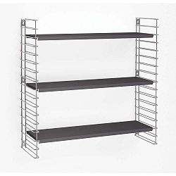 Třípatrový regál Metaltex Libro, délka 70 cm