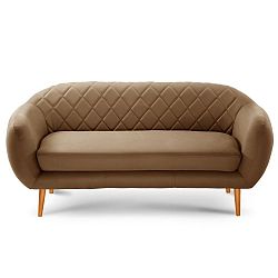 Trojmístná pohovka Diva Criss Cross Light Brown