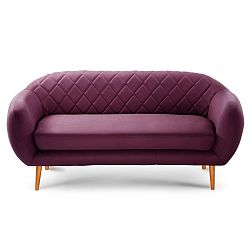 Trojmístná pohovka Diva Criss Cross Purple
