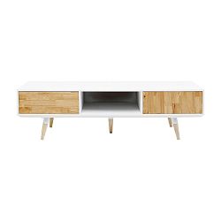 TV komoda v dřevěném dekoru Kare Design Salute