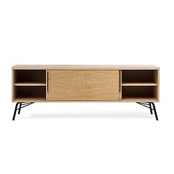 TV stolek s černými nohami Woodman Ashburn