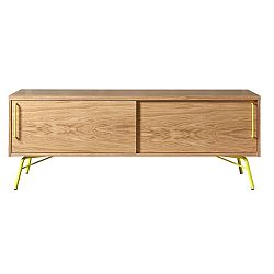 TV stolek se žlutými nohami Woodman Ashburn