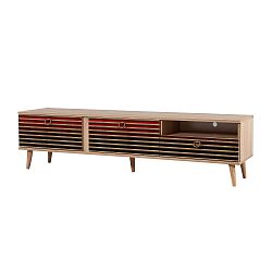 TV stůl Stella Red Classic, šířka 46 cm
