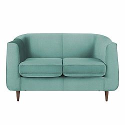 Tyrkysová sametová pohovka Kooko Home Glam, 125 cm