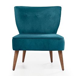 Tyrkysové čalouněné křeslo Balcab Home Molly