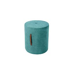 Tyrkysově modrá taburetka Kooko Home Motion, ø 40 cm
