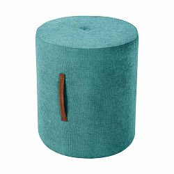 Tyrkysově modrý puf Kooko Home Motion, ø 40 cm