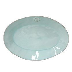 Tyrkysový kameninový oválný tác Costa Nova, 40 cm