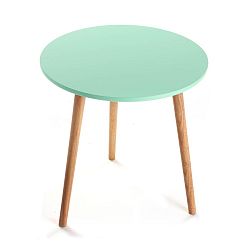 Tyrkysový odkládací stolek Versa Auxiliary, Ø 50 cm