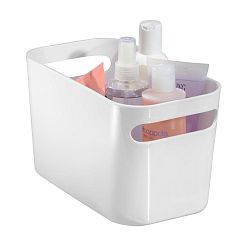 Úložný koš InterDesign Una White, 25,5 x 15,5 cm