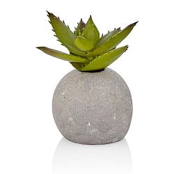 Umělý sukulent v betonovém květináči The Mia Aloe