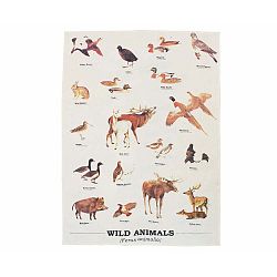 Utěrka Gift Republic Wild Animals Multi