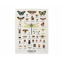 Utěrka z bavlny Gift Republic Insects, 50 x 70 cm