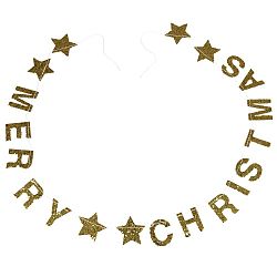 Vánoční girlanda s nápisem Rex London Gold Stars