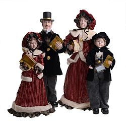 Vánoční látková dekorace InArt Carolling Family