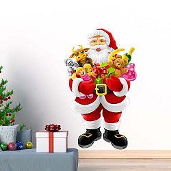 Vánoční samolepka Ambiance Santa Claus and Gifts