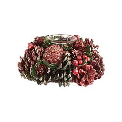 Vánoční svícen J-Line Pinecones