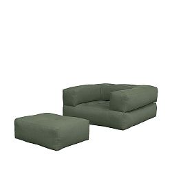 Variabilní křeslo Karup Design Cube Olive Green