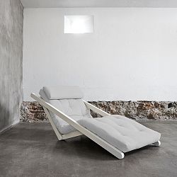 Variabilní lenoška Karup Figo White/Light Grey
