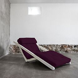 Variabilní lenoška Karup Figo White/Purple Plum