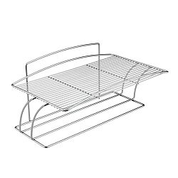Věšák na osušky s poličkou Metaltex Onda, 47 cm