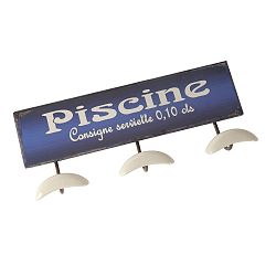 Věšák se třemi háčky Antic Line Piscine