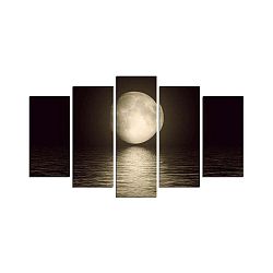 Vícedílný nástěnný obraz Moon Over The River