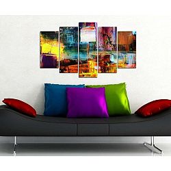 Vícedílný obraz 3D Art Colorful Magma, 102 x 60 cm