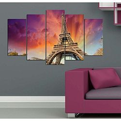 Vícedílný obraz 3D Art Fall Eiffel, 102 x 60 cm