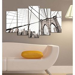 Vícedílný obraz 3D Art Gris Bridge, 102 x 60 cm