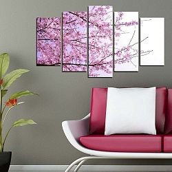 Vícedílný obraz 3D Art Pink Touche, 102 x 60 cm