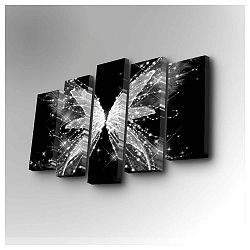 Vícedílný obraz Abstract B&W, 82 x 50 cm