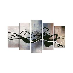 Vícedílný obraz Black Lines, 110 x 60 cm