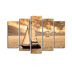 Vícedílný obraz Boat, 105 x 70 cm
