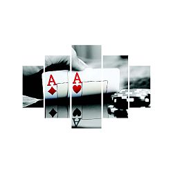 Vícedílný obraz Cards, 92 x 56 cm