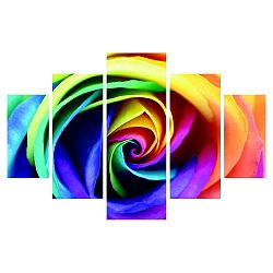 Vícedílný obraz Color Rose, 92 x 56 cm